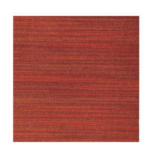 Red used carpet tile